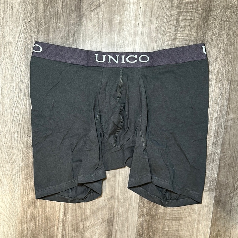 Unico Boxer Copa Medio Asfalto Algodon Boxer Brief - Large